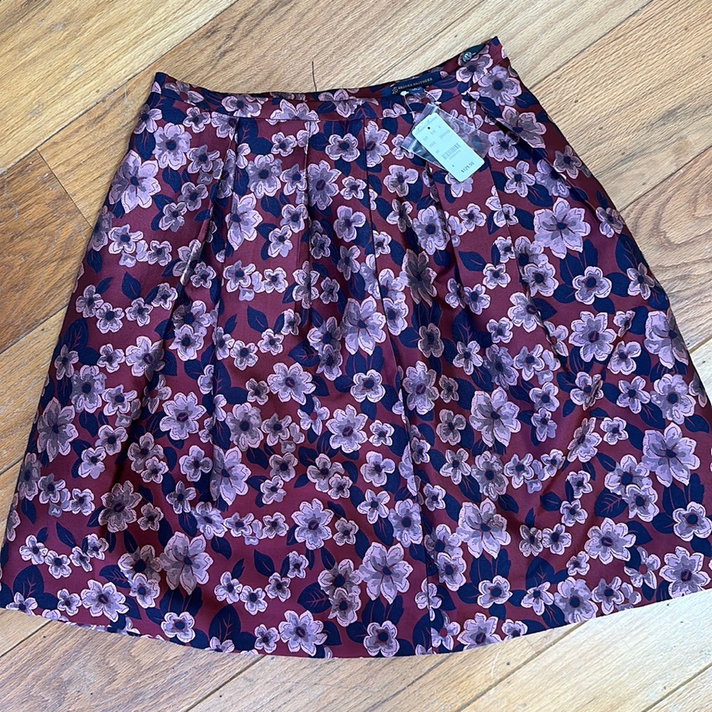 NWT Brook Brothers Cherry Blossom Skirt Size 4